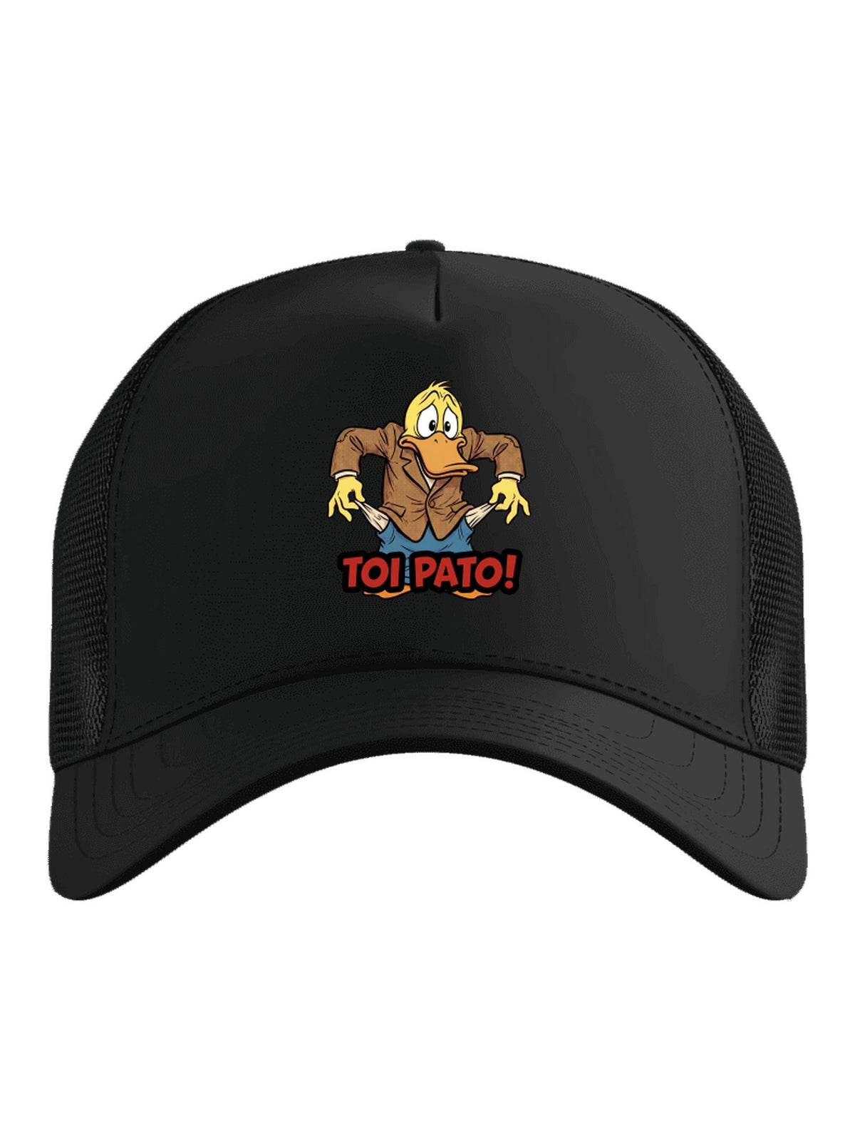 Gorro negro con estampado Toi Pato