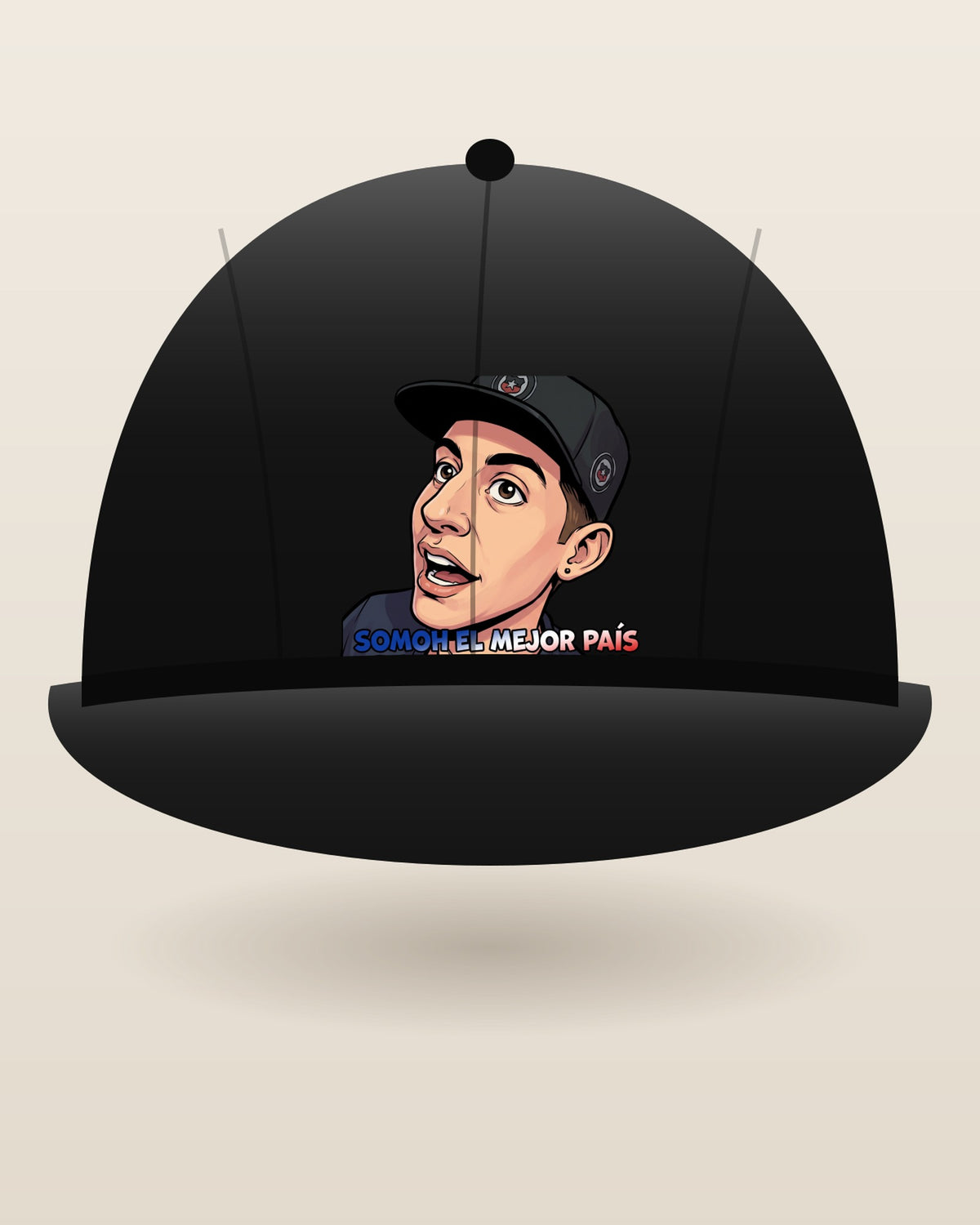 Gorro negro Somoh el Mejor País de Chile Hermano